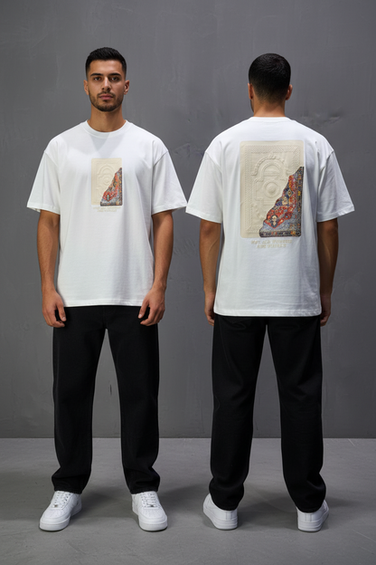 T-Shirt Oversize Blanc 5084