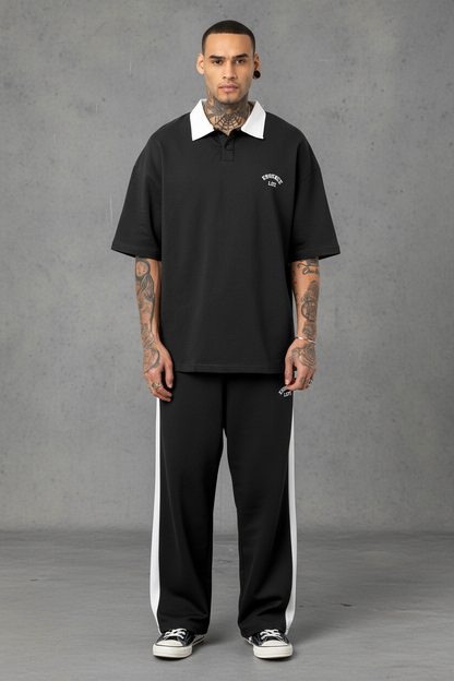 Ensemble Essence Life — Polo + Pantalon — Noir 163