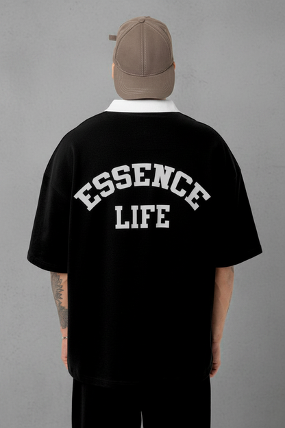 Ensemble Essence Life — Polo + Pantalon — Noir 163