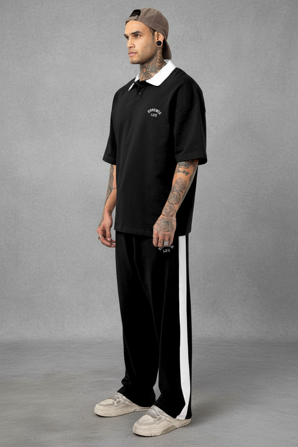Ensemble Essence Life — Polo + Pantalon — Noir 163