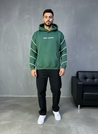 HOODIE SAW OVERSIZE GREEN 4991