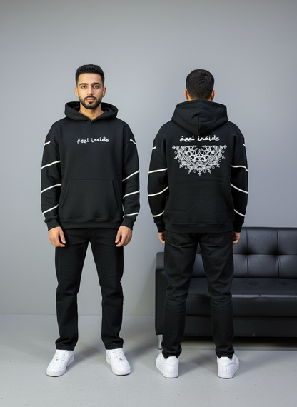HOODIE SAW OVERSIZE BLACK 4991