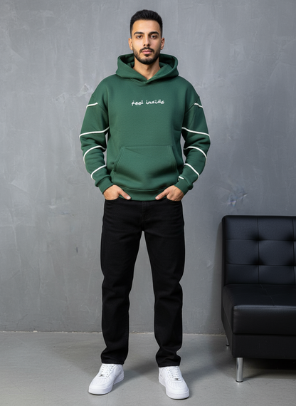 HOODIE SAW OVERSIZE GREEN 4991