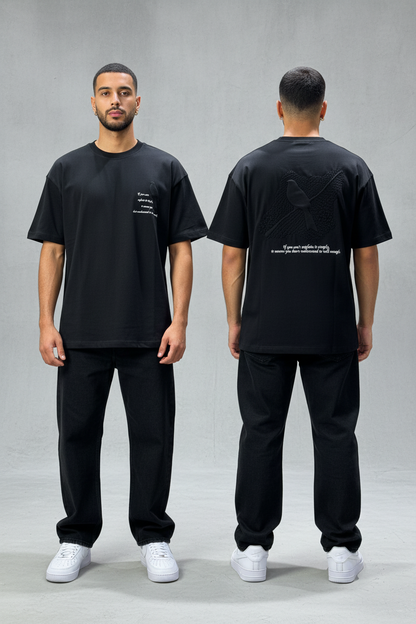 T-Shirt Oversize Noir Urbanity 5128