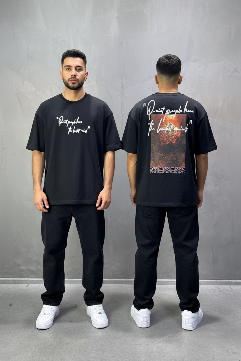 T-Shirt Oversize Noir Urbanity 5116