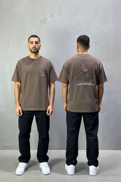 T-Shirt Oversize Brown Urbanity 5128