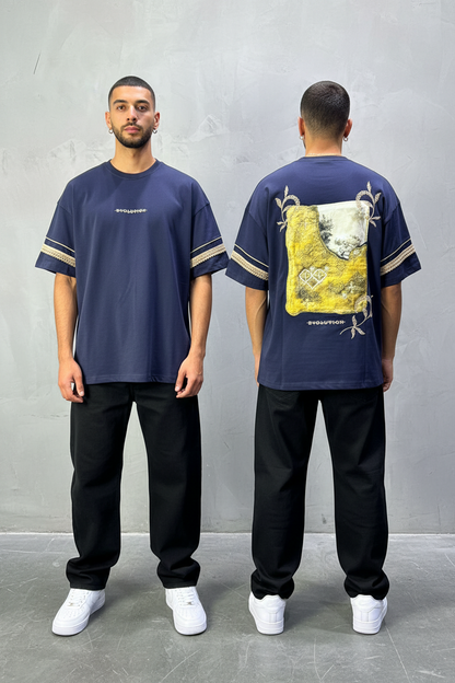 T-Shirt Navy Blue Bvolution 5072