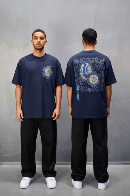 T-Shirt Oversize Navy Blue 5098