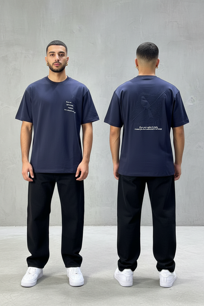 T-Shirt Oversize Navy Blue Urbanity 5128