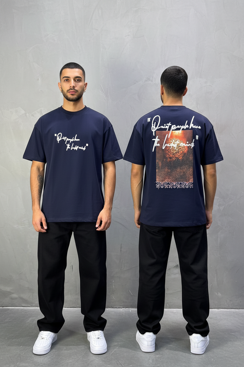 T-Shirt Oversize Navy Blue Urbanity 5116