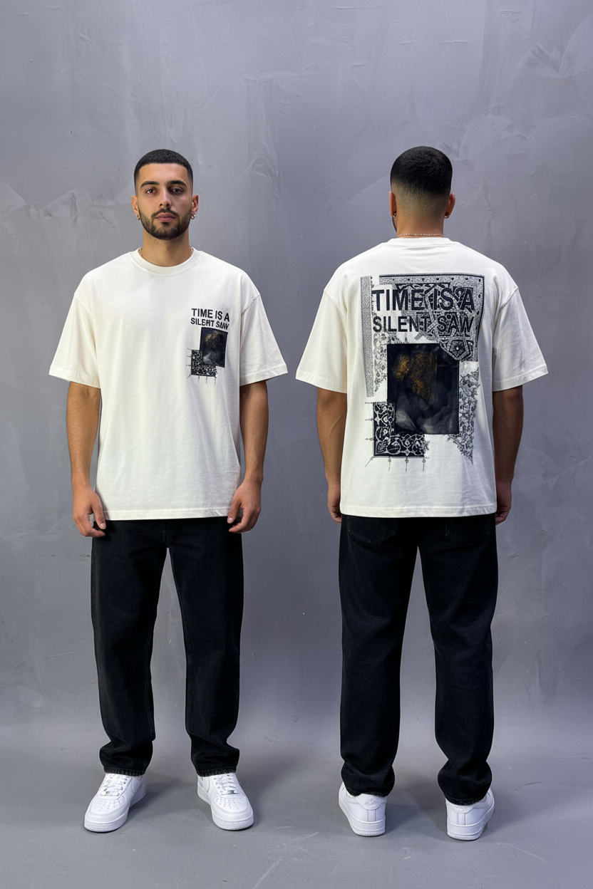T-Shirt Oversize Beige Urbanity 5101