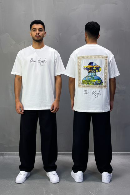 T-Shirt Oversize blanc Van Gogh 5060