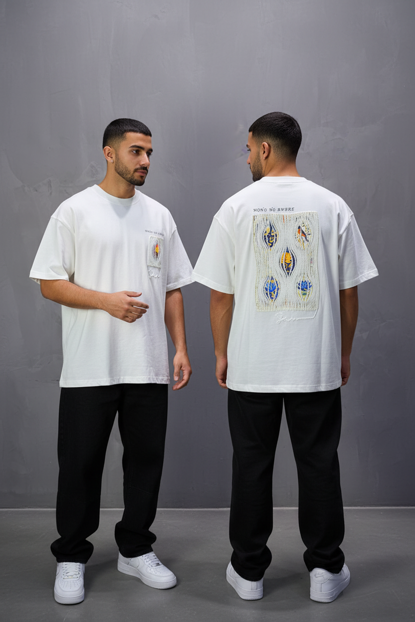 T-Shirt Oversize Blanc Urbanity 5120