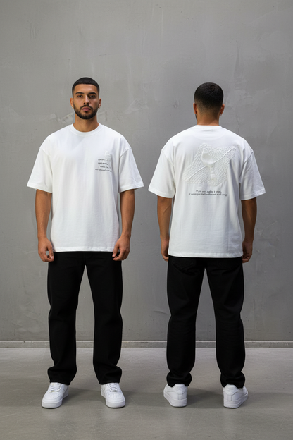 T-Shirt Oversize Blanc Urbanity 5128
