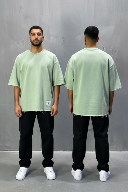 T-Shirt Oversize Mint – Tissu Épais  42