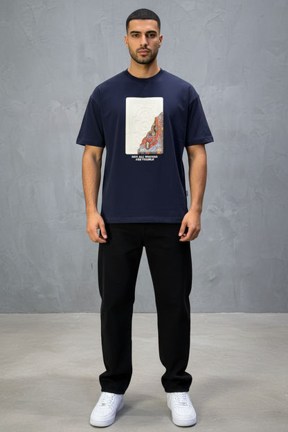 T-Shirt Oversize Navy Blue 5084