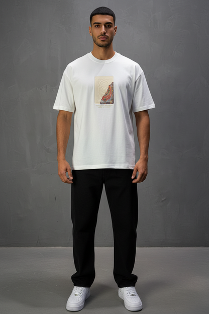 T-Shirt Oversize Blanc 5084