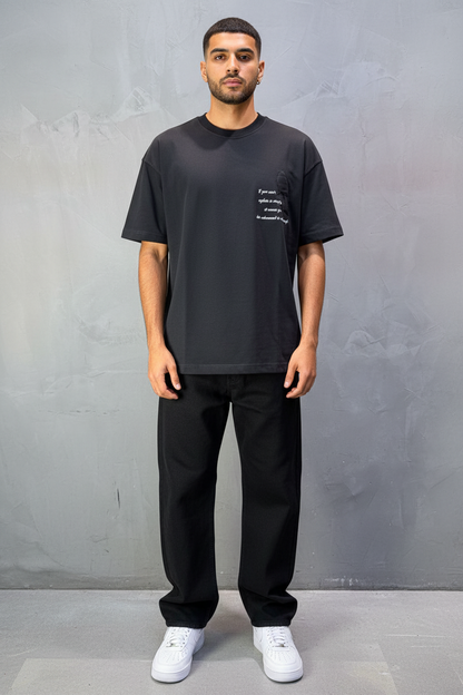 T-Shirt Oversize Noir Urbanity 5128
