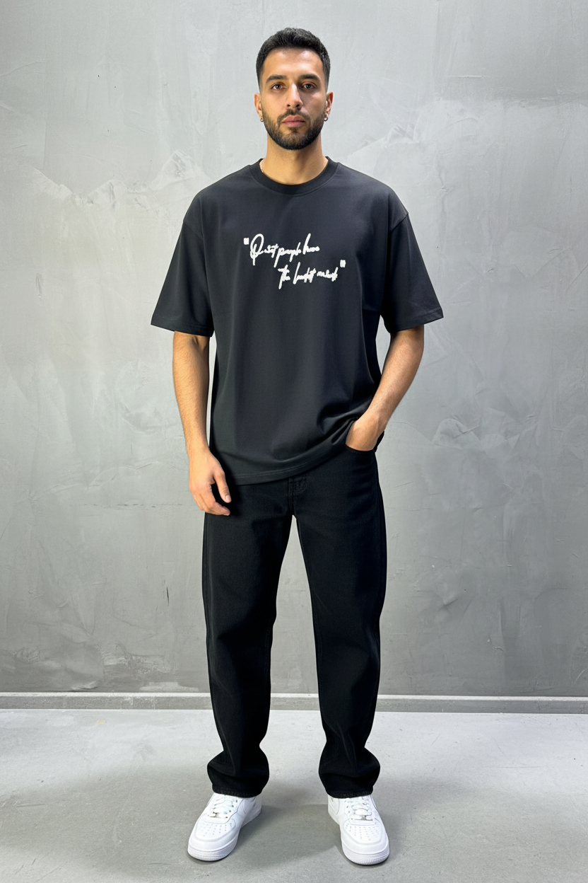 T-Shirt Oversize Noir Urbanity 5116
