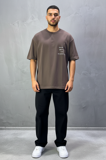 T-Shirt Oversize Brown Urbanity 5128