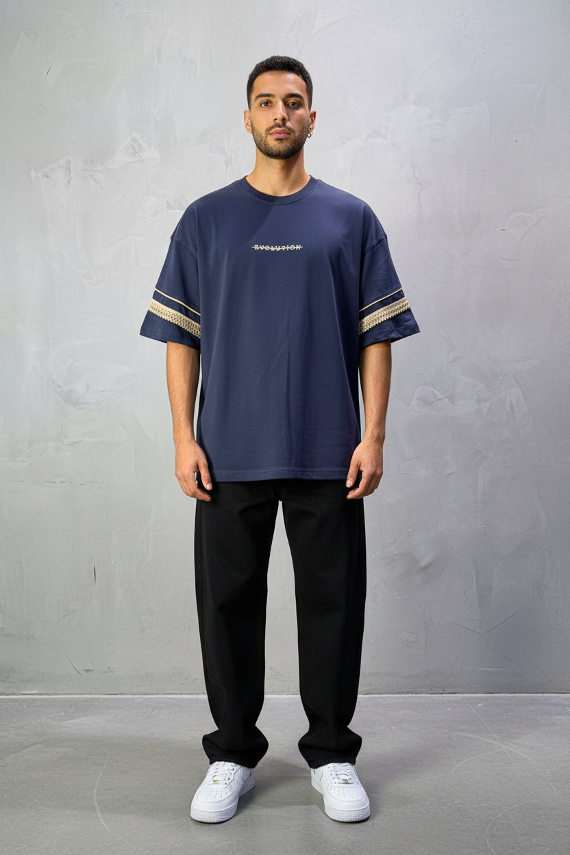 T-Shirt Navy Blue Bvolution 5072