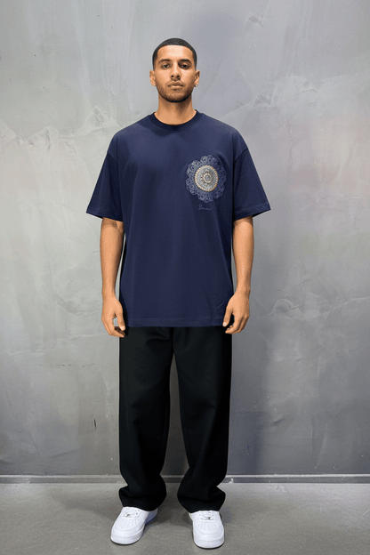 T-Shirt Oversize Navy Blue 5098