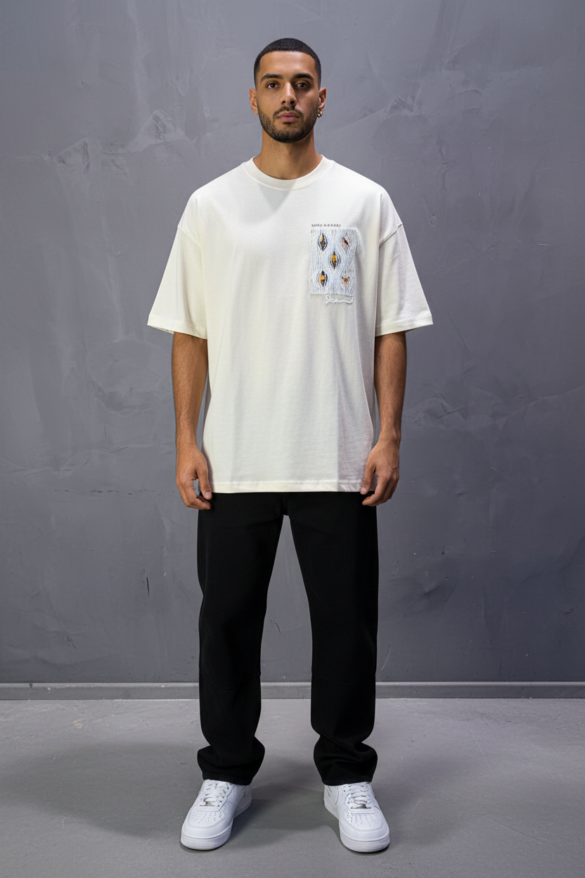 T-Shirt Oversize Beige Urbanity 5120