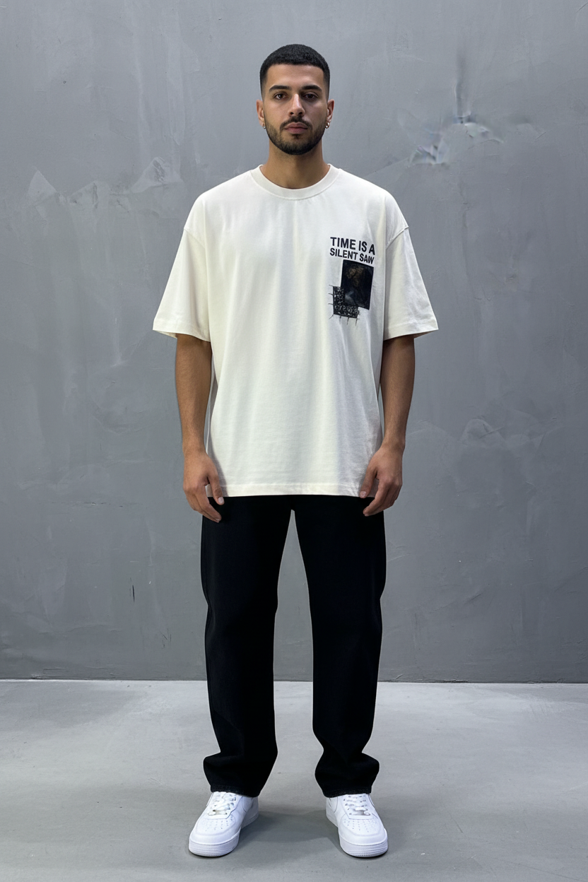 T-Shirt Oversize Beige Urbanity 5101