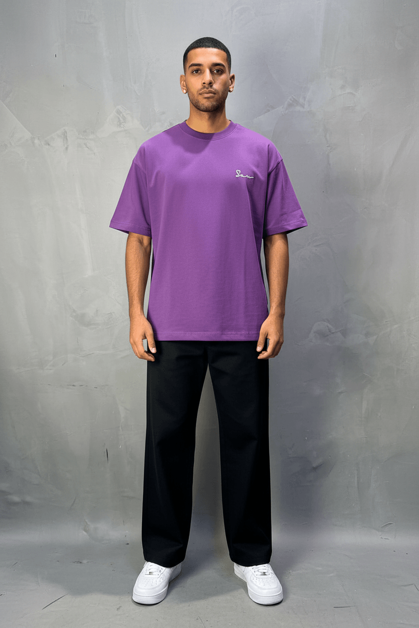 T-Shirt Oversize Move — Illustration Peintre & Citation Poétique 5097