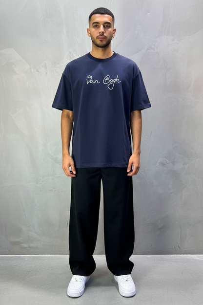 T-Shirt Oversize Navy Van Gogh 5060