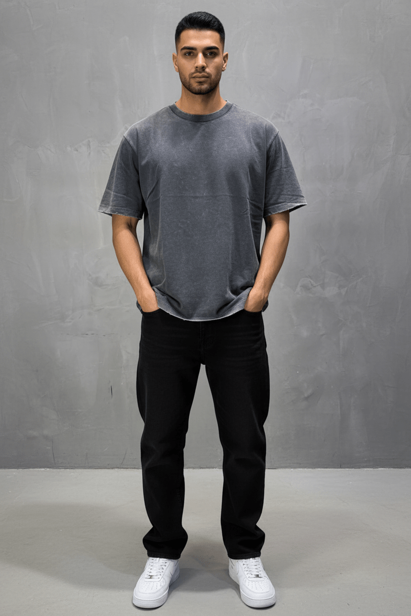 T-Shirt Oversize Washed Vintage 1976 - ZG PREMIUM