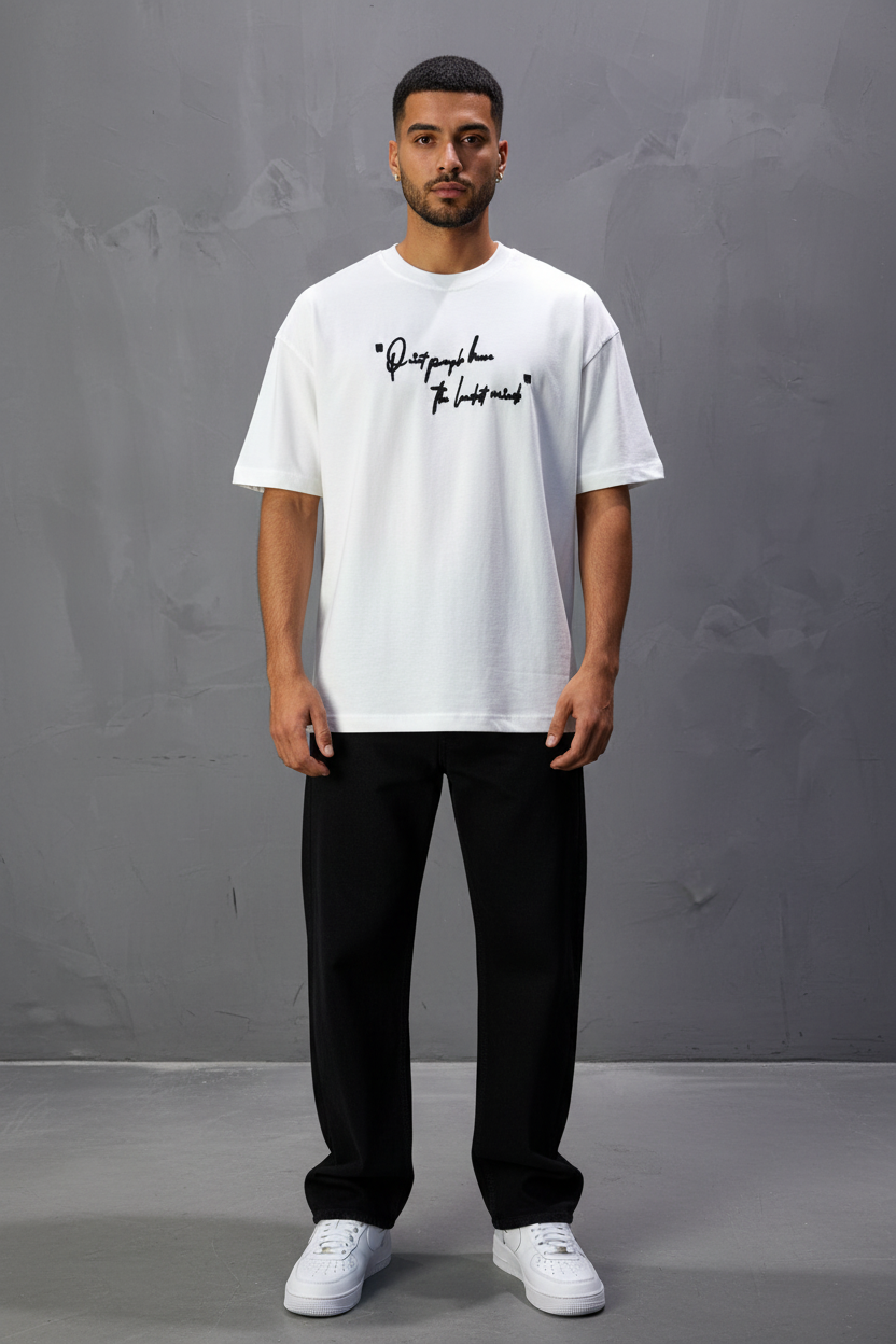 T-Shirt Oversize Blanc Urbanity 5116