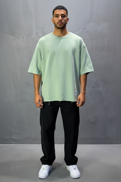 T-Shirt Oversize Mint – Tissu Épais  42