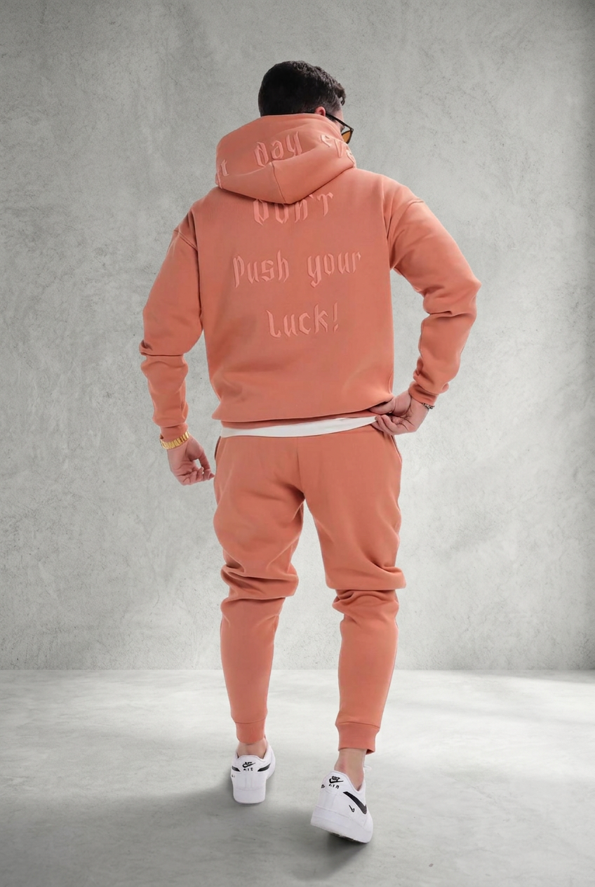 Ensemble jogging homme terracotta 6079
