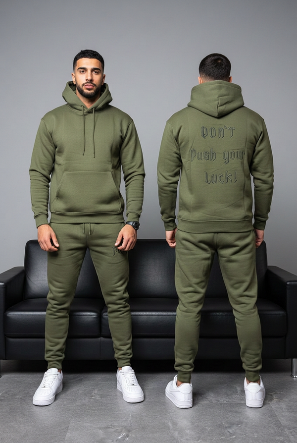 Ensemble jogging homme khaki  6079