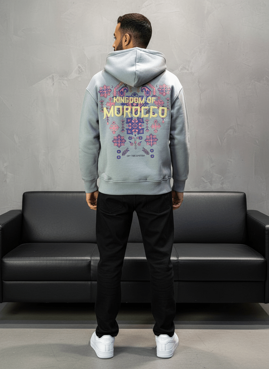 HOODIE MOROCCO GRIS 7860 - ZG PREMIUM
