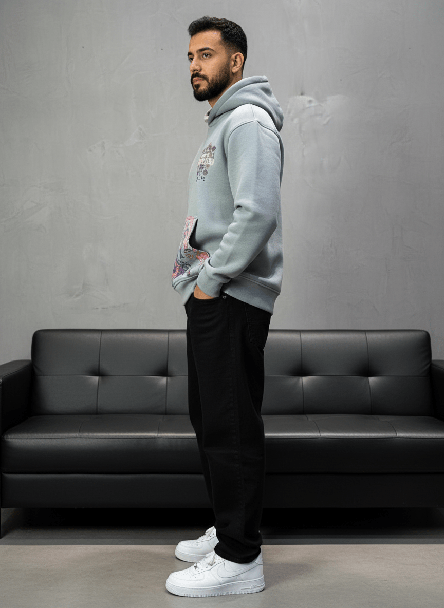 HOODIE MOROCCO GRIS 7860 - ZG PREMIUM