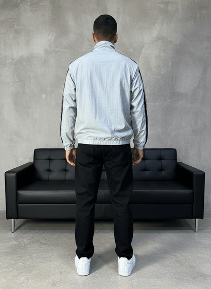 JACKET PARACHUTE GREY OLD SCHOL 7404 - ZG PREMIUM