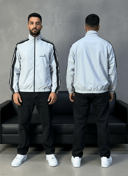 JACKET PARACHUTE GREY OLD SCHOL 7404 - ZG PREMIUM