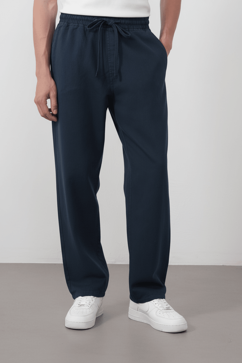 Pantalon Marrakech Large Bleu Marine 2439 - ZG PREMIUM