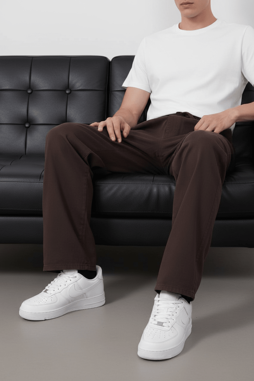 Pantalon Marrakech Large maron 2439 - ZG PREMIUM