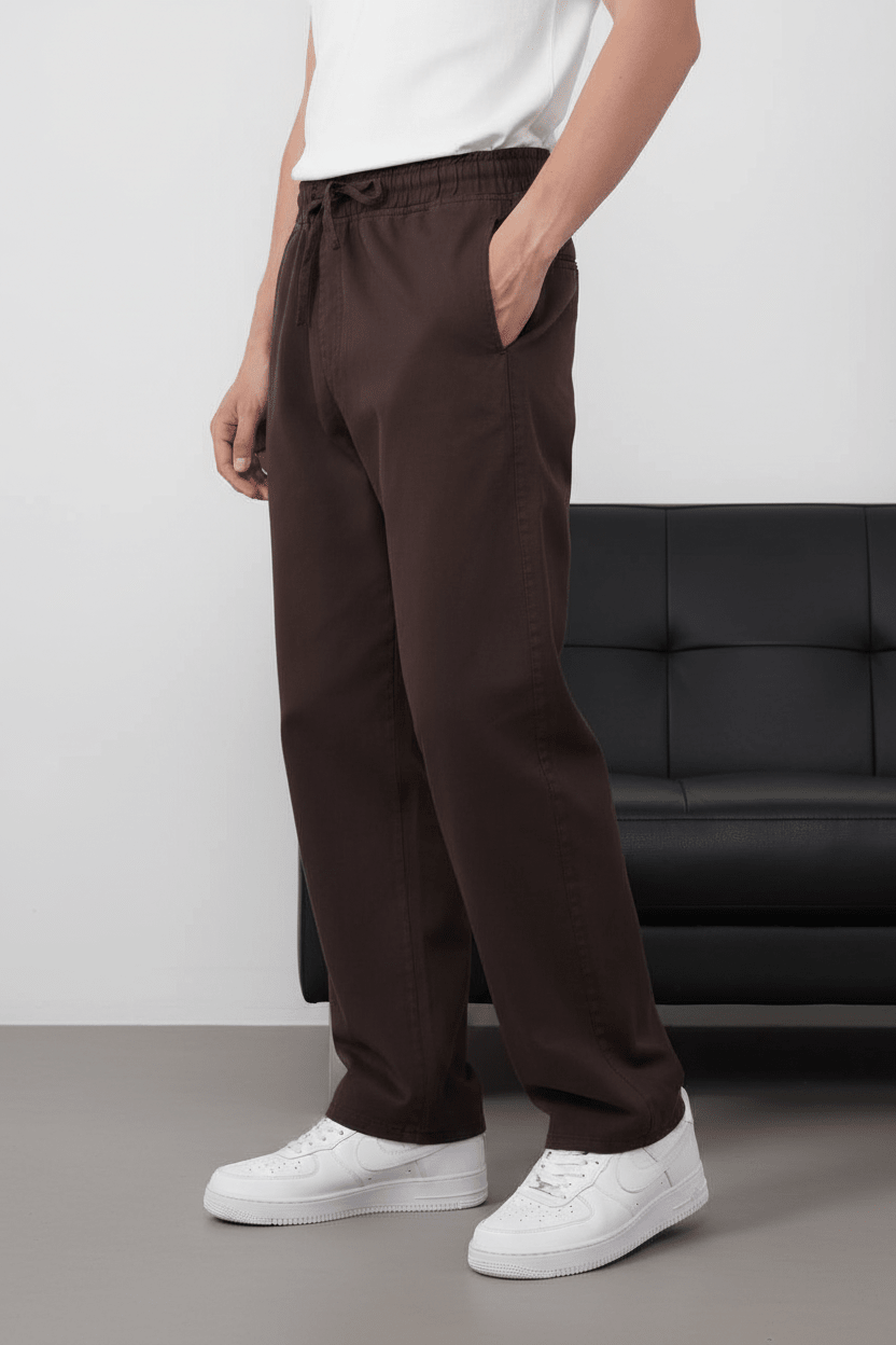 Pantalon Marrakech Large maron 2439 - ZG PREMIUM