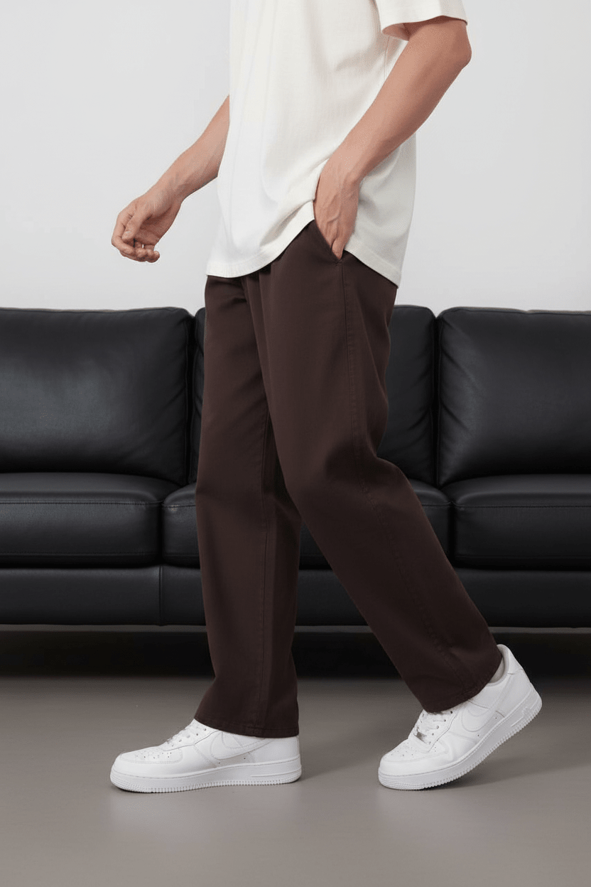Pantalon Marrakech Large maron 2439 - ZG PREMIUM