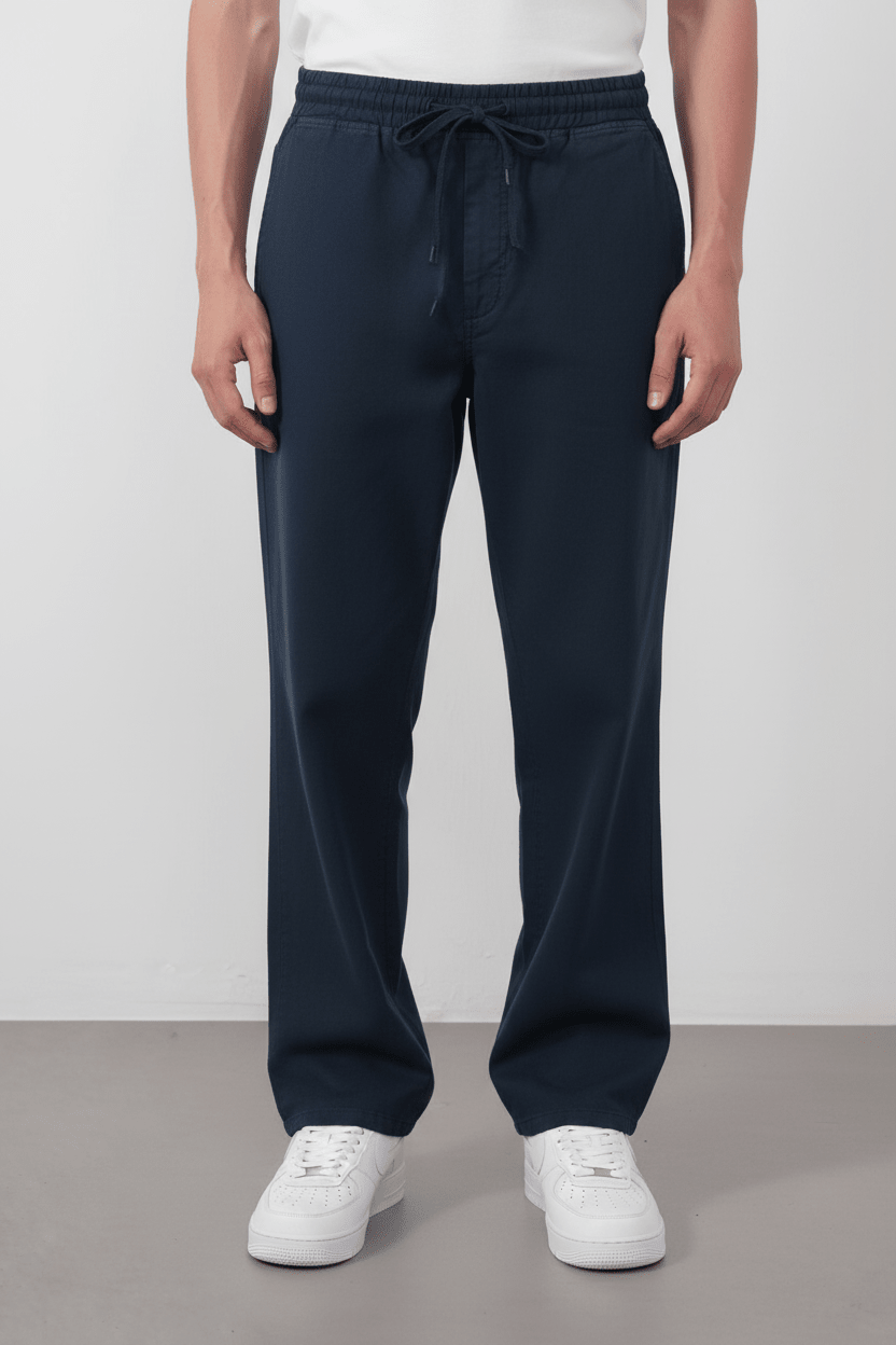 Pantalon Marrakech Large Bleu Marine 2439 - ZG PREMIUM