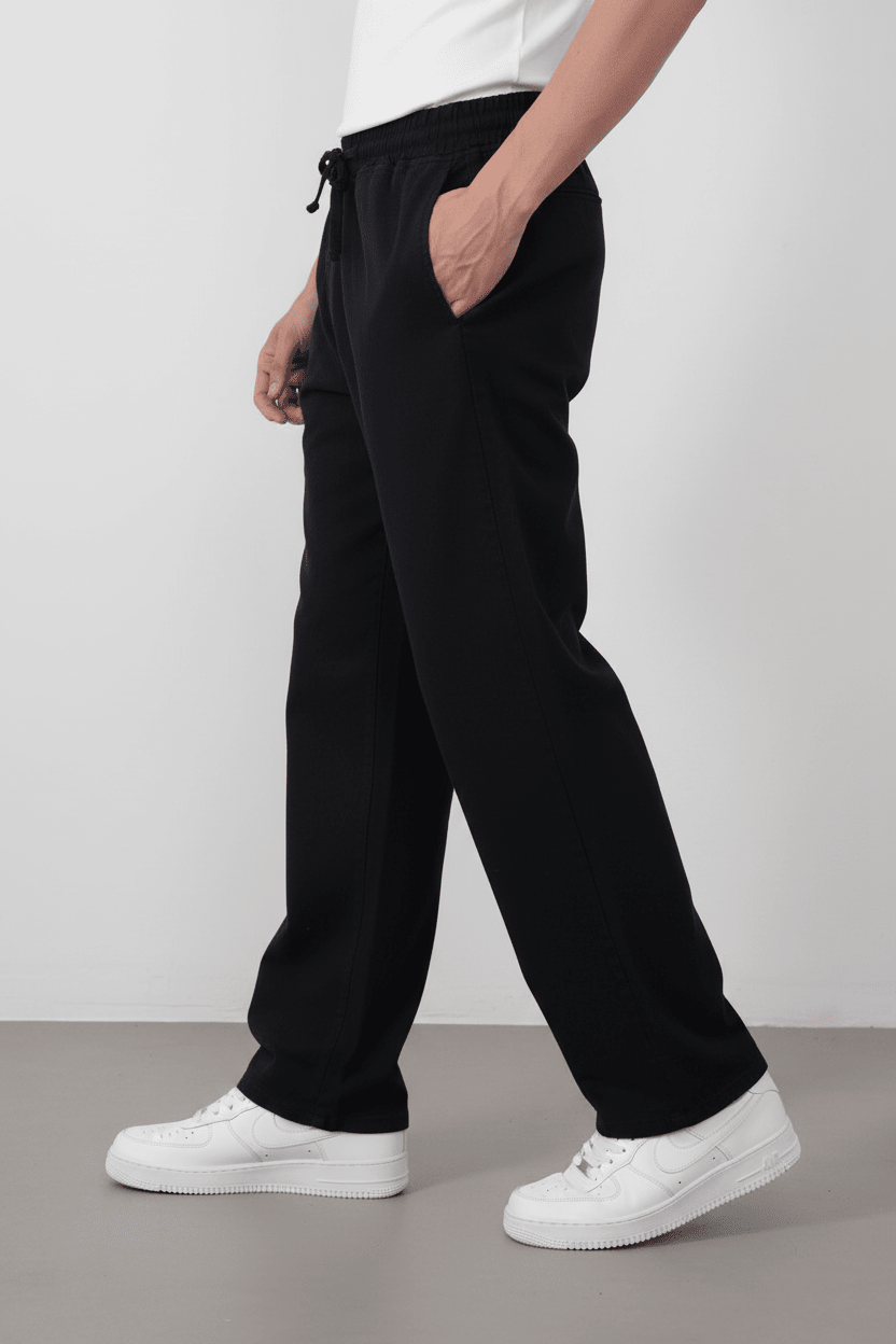 Pantalon Marrakech Large noir 2439 - ZG PREMIUM
