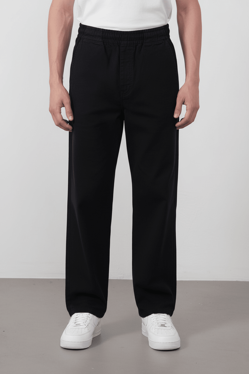 Pantalon Marrakech Large noir 2439 - ZG PREMIUM