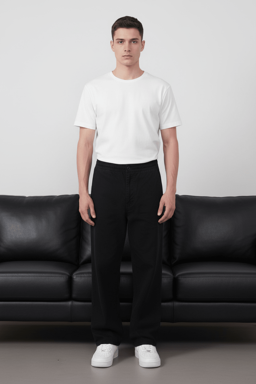 Pantalon Marrakech Large noir 2439 - ZG PREMIUM