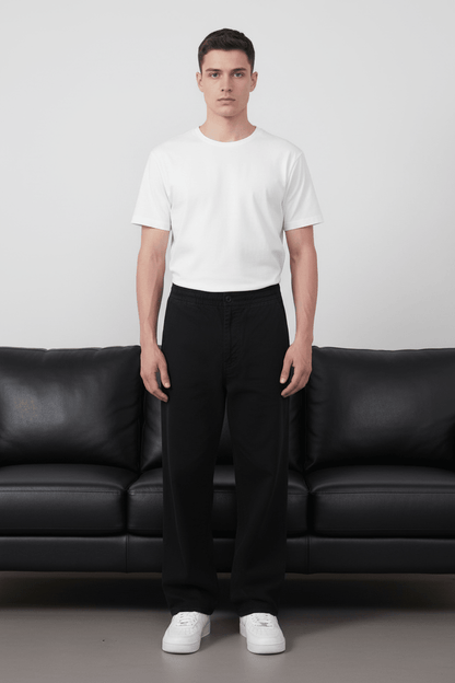 Pantalon Marrakech Large noir 2439 - ZG PREMIUM