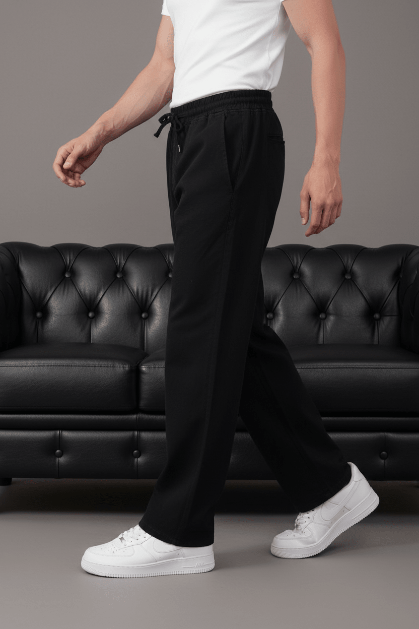 Pantalon Marrakech Large noir 2439 - ZG PREMIUM