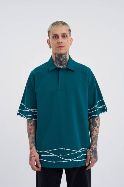 T-SHIRT OVERSIZE MACHINIST GREEN M2102